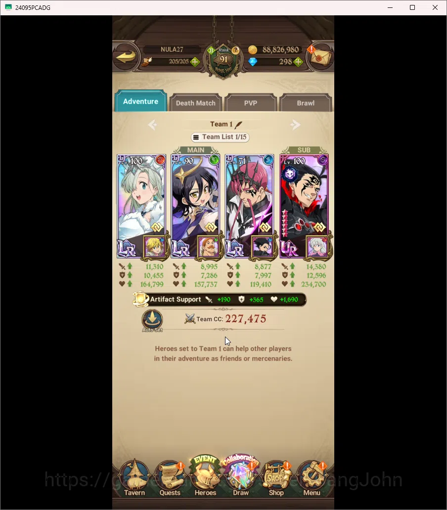 The Seven Deadly Sins: Grand Cross Accounts ASIA | 4,2M CC | Diamond 298 | 9 Collab | 3 LR | 8 image 11