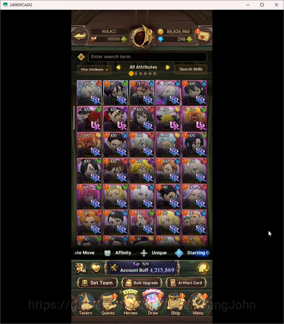The Seven Deadly Sins: Grand Cross Accounts ASIA | 4,2M CC | Diamond 298 | 9 Collab | 3 LR | 8 image 7