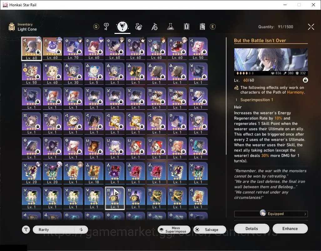 Honkai Star Rail Accounts Others Asia|TL 57|8 Limited|SW999,M Blade,Sunday,Acheron,Danheng PT,Topaz,Robin,Yunli Etc|Female 7