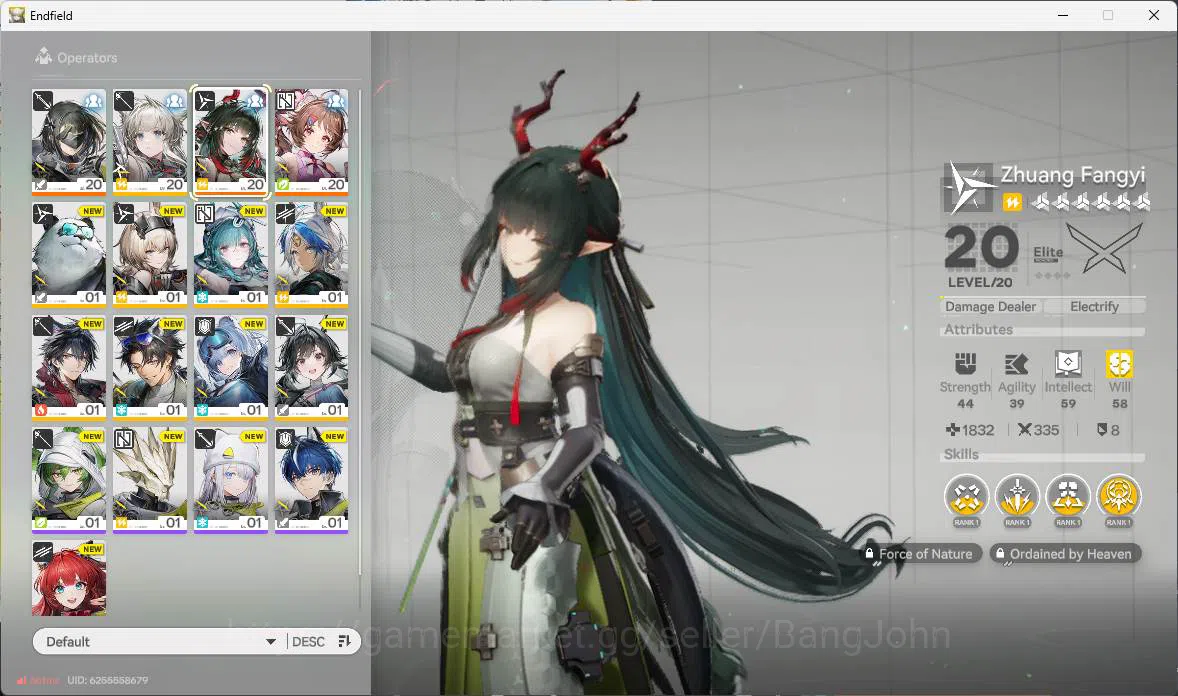 Arknights: Endfield Accounts NA | starter, zuang fangyi, Ardelia, WP 6s 2 more image 4
