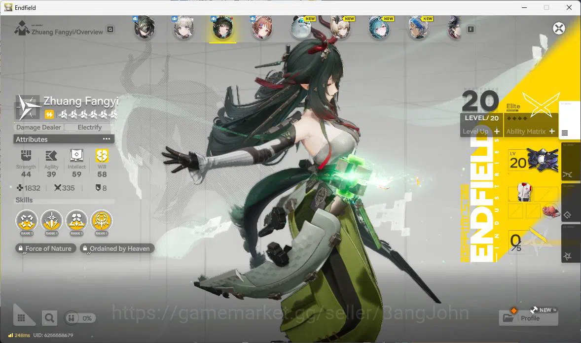 Arknights: Endfield Accounts NA | starter, zuang fangyi, Ardelia, WP 6s 2 more image 6
