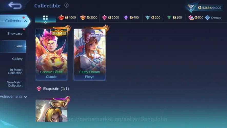 Mobile Legends: Bang Bang Accounts Global|Skin 180|Expert|Prime Claude|Lightborn Gran image 12