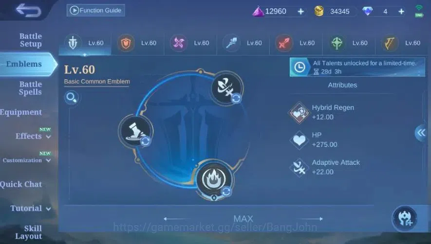 Mobile Legends: Bang Bang Accounts Global|Skin 180|Expert|Prime Claude|Lightborn Gran image 4