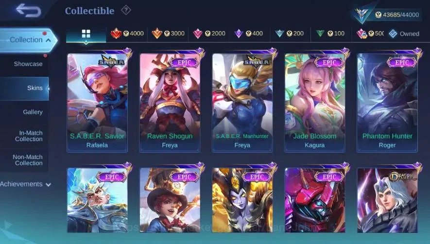Mobile Legends: Bang Bang Accounts Global|Skin 180|Expert|Prime Claude|Lightborn Gran image 9