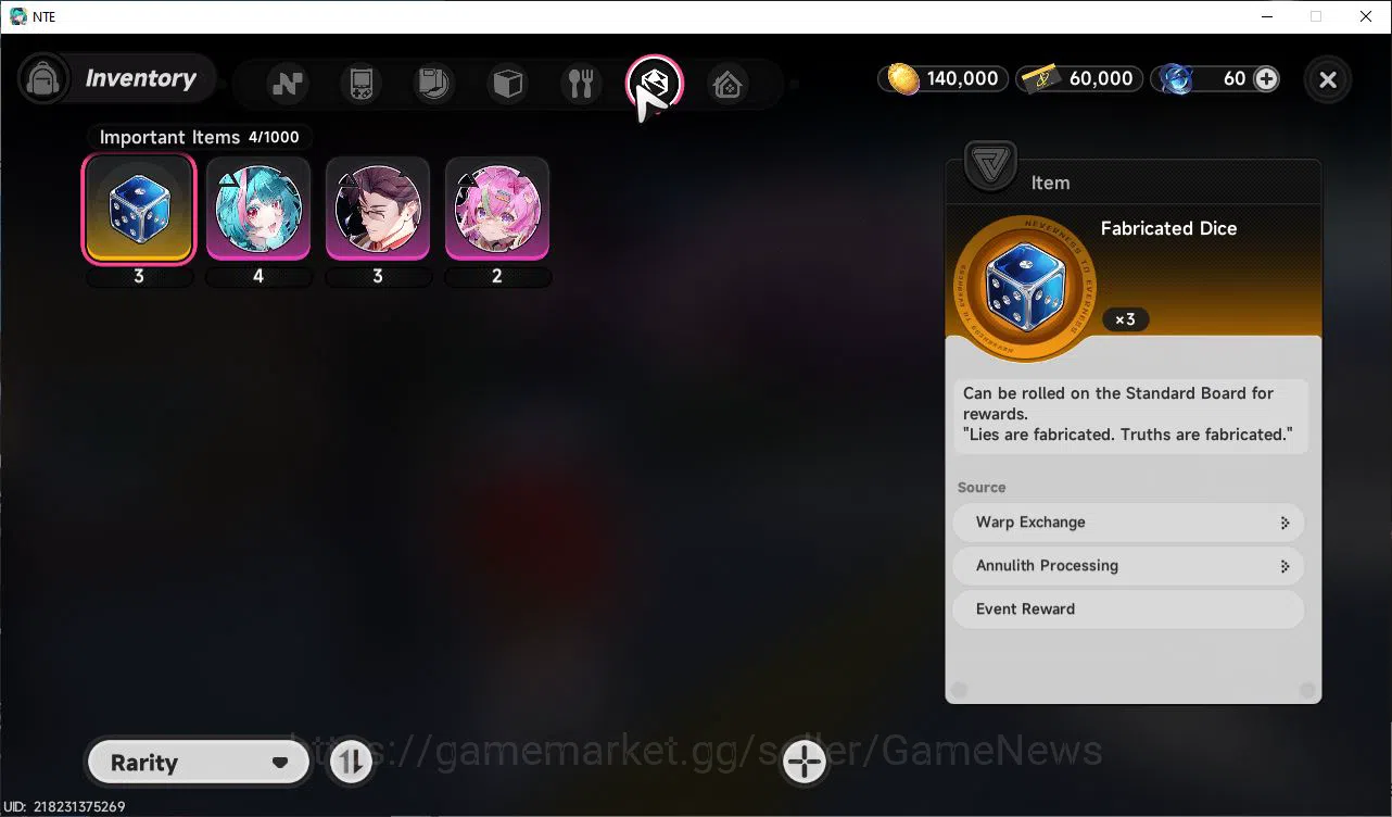 Neverness to Everness Accounts GLOBAL NA|HL 3| 1 SSR Sakiri |Selector 40/50|4 SR| image 8