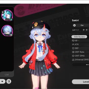 Neverness to Everness Accounts GLOBAL NA|HL 3| 1 SSR Sakiri |Selector 40/50|4 SR| image 1