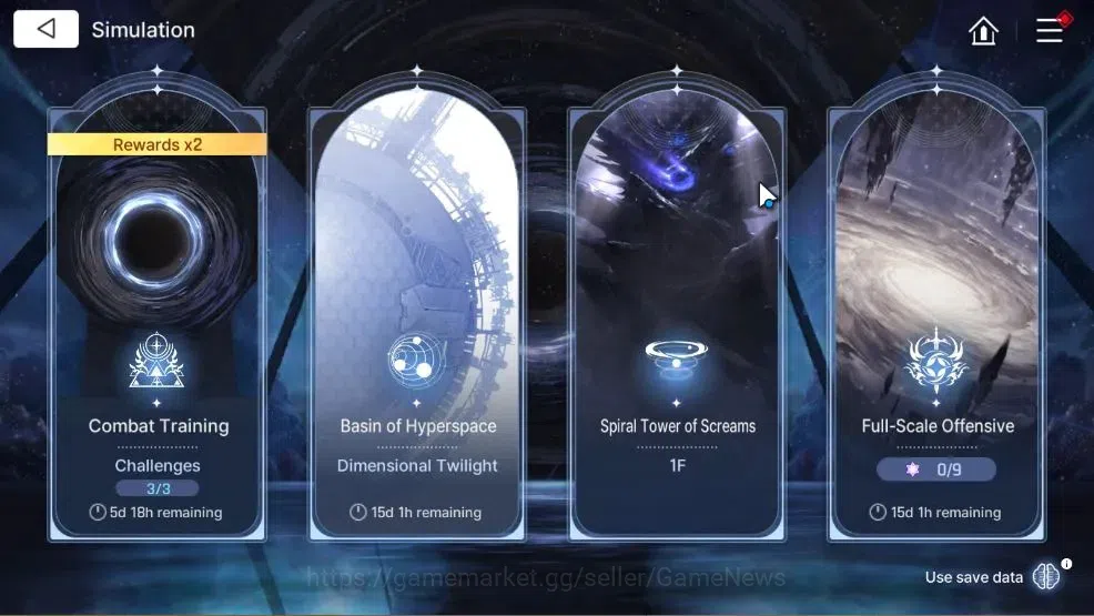 Chaos Zero Nightmare Accounts ASIA|Lv 54|7 SSR [Tenebria+Sign,Diana,Rita,Magna.H image 12