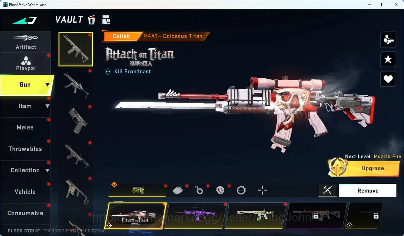 Blood Strike Accounts ASIA | TR Katana|TR MCX, AOT M700, AOT M4A1|Ultra  image 12