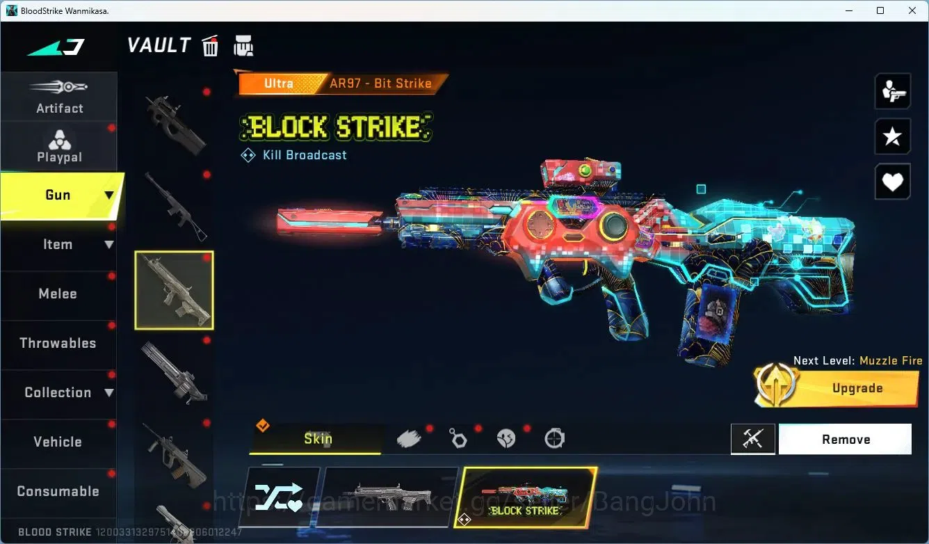 Blood Strike Accounts ASIA | TR Katana|TR MCX, AOT M700, AOT M4A1|Ultra  image 8