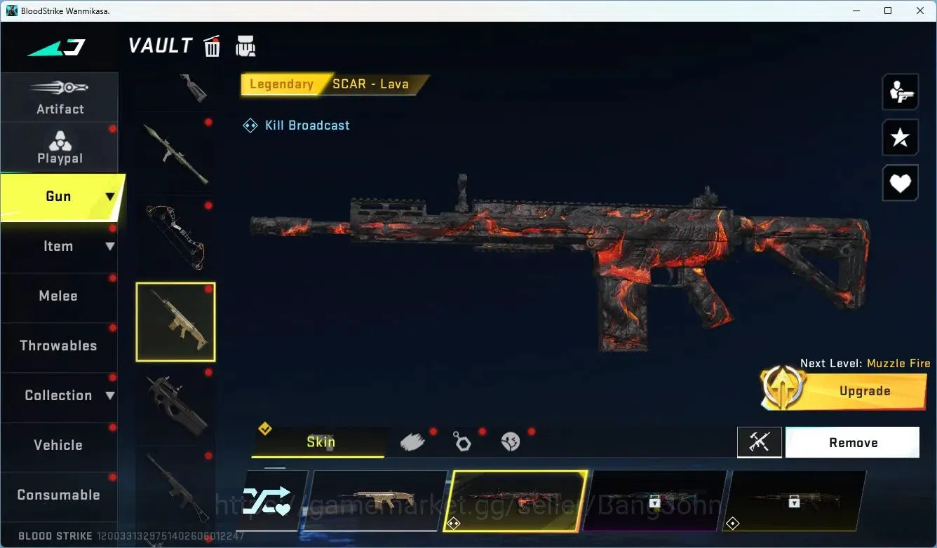 Blood Strike Accounts ASIA | TR Katana|TR MCX, AOT M700, AOT M4A1|Ultra  image 9