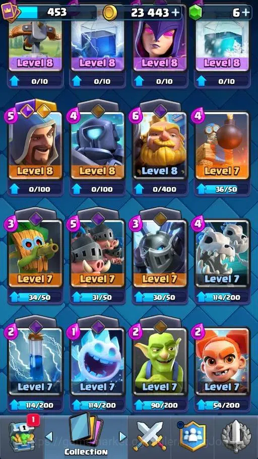 Clash Royale Accounts Mobile |KTL 10|Trophy 3138|Card 55/121|1 Champ|1 H image 3