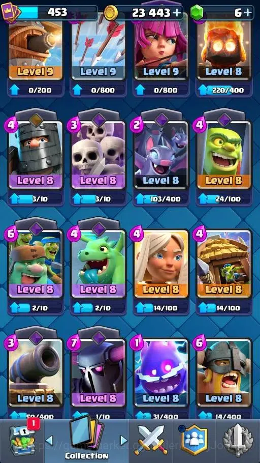 Clash Royale Accounts Mobile |KTL 10|Trophy 3138|Card 55/121|1 Champ|1 H image 4