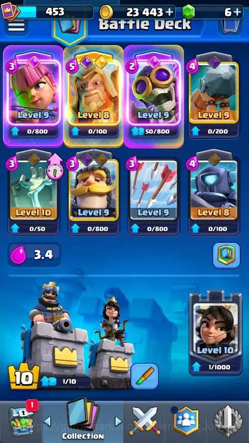 Clash Royale Accounts Mobile |KTL 10|Trophy 3138|Card 55/121|1 Champ|1 H image 6