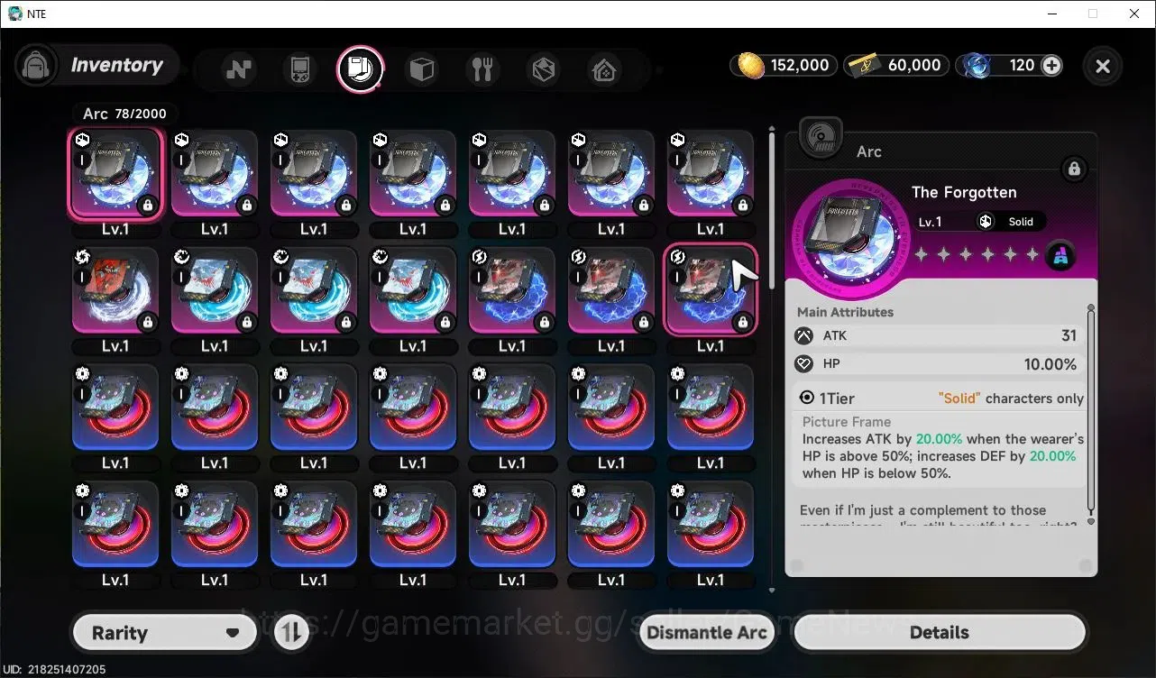 Neverness to Everness Accounts Global NA|HL 3|1 SSR Limited Nanally & SSR Selector|6 SR|Selector 43/50 Roll|Male MC|Log 6