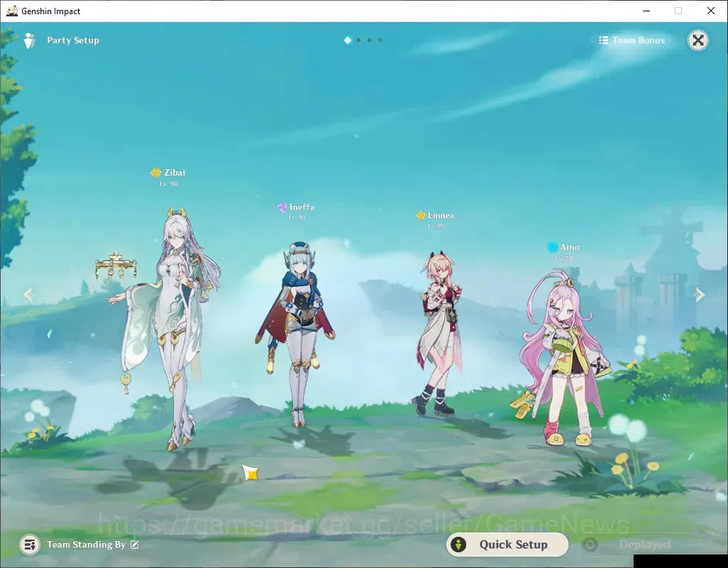 Genshin Impact Accounts ASIA|AR 55|PremTeam Zibai + Skirk|4 Limited|Skywar image 3