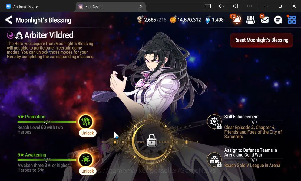 Epic Seven Accounts GLOBAL UNVERIF|NEW ERA|5 ML(Ab Yufine,TE kayron,SE image 8