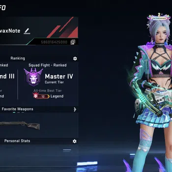 Blood Strike Accounts Mid-Tier ASIA|2 Eternal(RAN - Rave, Desert Eagle - Scorpius) 9 Collab, 2 Limited, 7 Ultra, Many