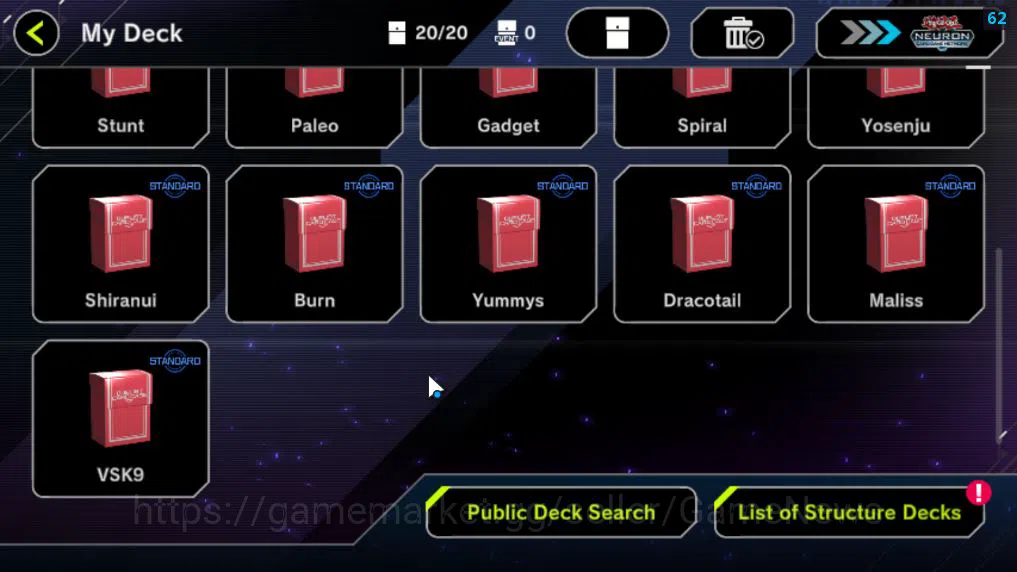 Yu-Gi-Oh! Master Duel Accounts Lv 18 | 20 Deck |VSK9,DragonMaid,Dracotail,Yummys, image 3