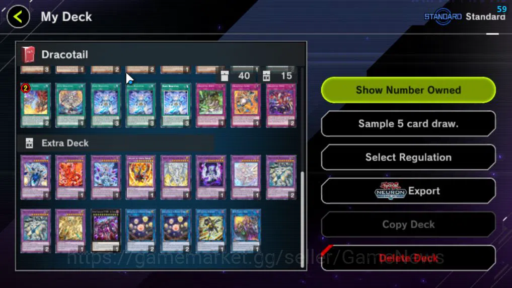Yu-Gi-Oh! Master Duel Accounts Lv 18 | 20 Deck |VSK9,DragonMaid,Dracotail,Yummys, image 9