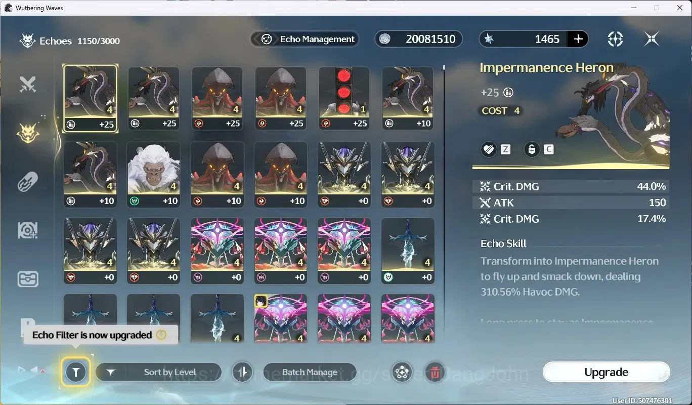 Wuthering Waves Accounts NA|UL 49|1 Char Limited [Lucy RC5 + Sign] & Rebecc image 12