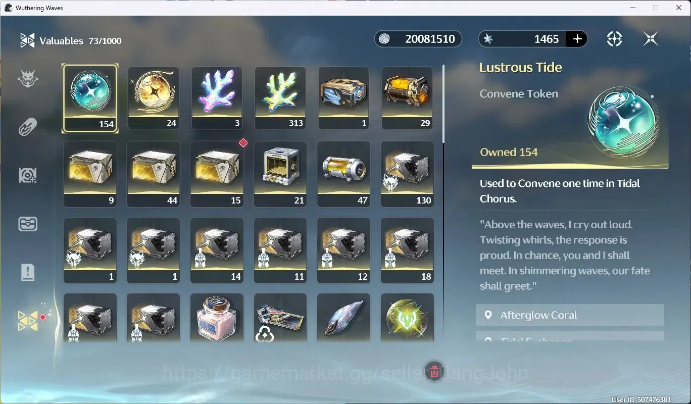 Wuthering Waves Accounts NA|UL 49|1 Char Limited [Lucy RC5 + Sign] & Rebecc image 17