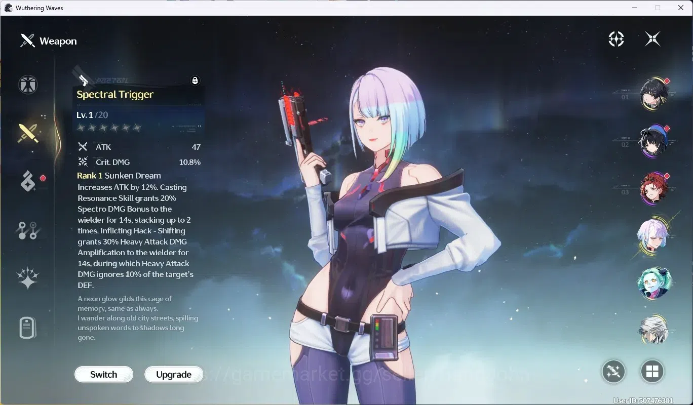 Wuthering Waves Accounts NA|UL 49|1 Char Limited [Lucy RC5 + Sign] & Rebecc image 4