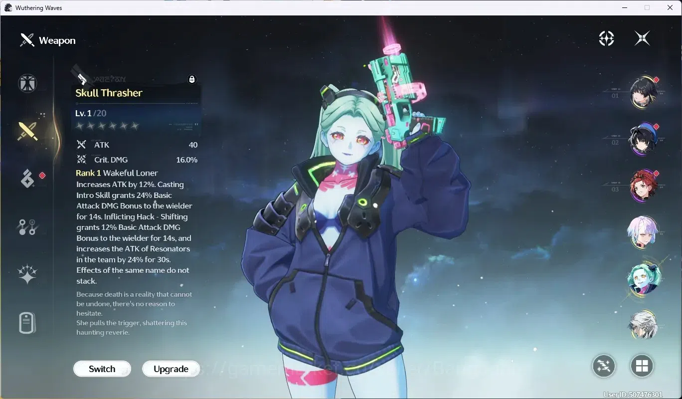 Wuthering Waves Accounts NA|UL 49|1 Char Limited [Lucy RC5 + Sign] & Rebecc image 6