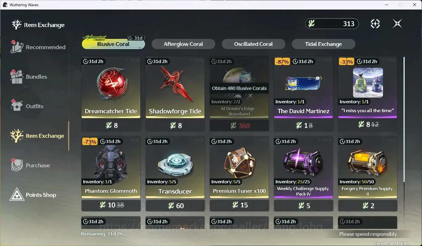 Wuthering Waves Accounts NA|UL 49|1 Char Limited [Lucy RC5 + Sign] & Rebecc image 8