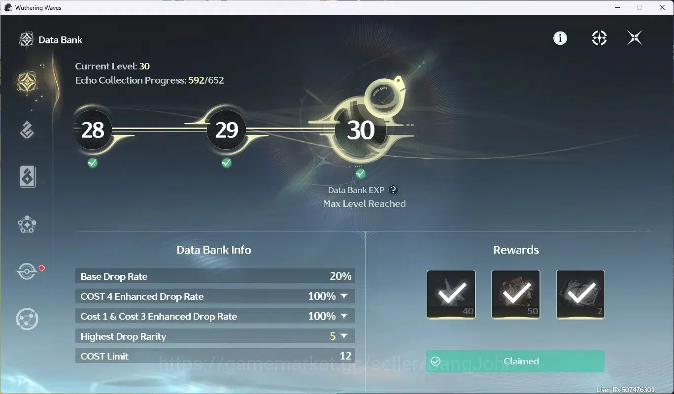 Wuthering Waves Accounts NA|UL 49|1 Char Limited [Lucy RC5 + Sign] & Rebecc image 9