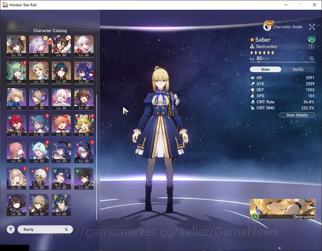 Honkai Star Rail Accounts Asia|TL 69|13 Limited|[Sunday,Archer,Saber]+Sign,P image 10