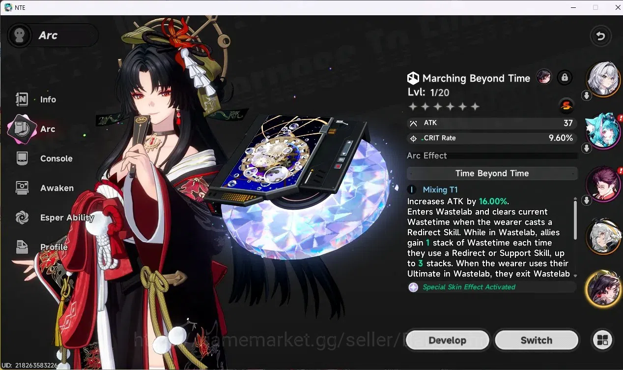 Neverness to Everness Accounts NA | Hunter Lv 3 | 2 S-Class (Hathor+Sign) + 1 Sel image 3