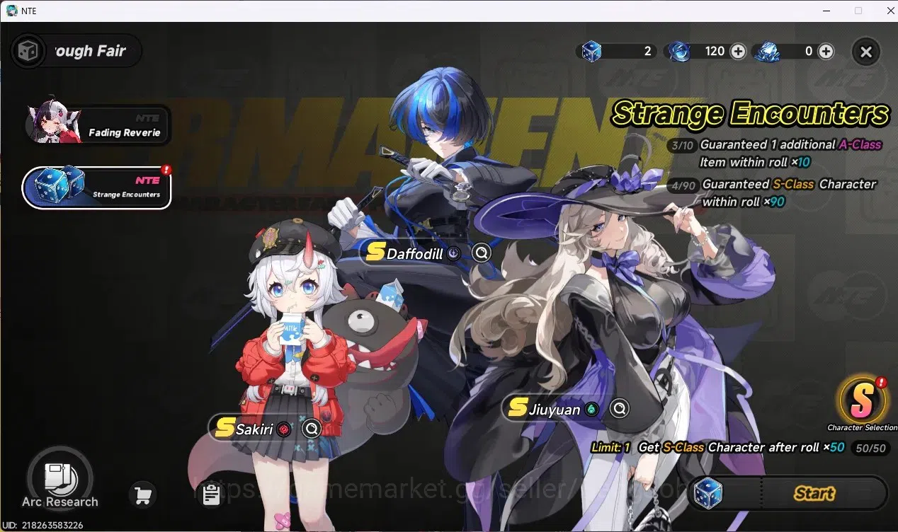 Neverness to Everness Accounts NA | Hunter Lv 3 | 2 S-Class (Hathor+Sign) + 1 Sel image 5