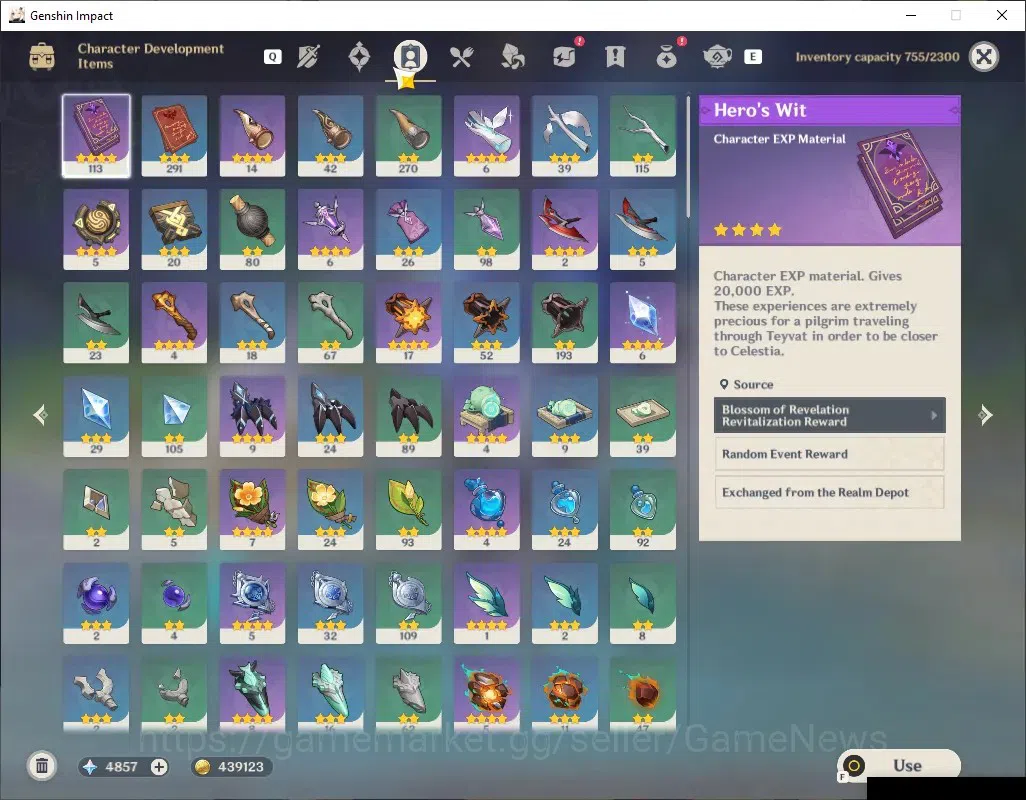 Genshin Impact Accounts Others ASIA|AR 56|Skirk Prem Team|8 Limited +5 (*5 Weapon)|Arlecc+Sign,Escoffier,Yelan,Columbina|MC 5