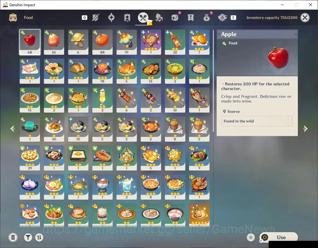 Genshin Impact Accounts Others ASIA|AR 56|Skirk Prem Team|8 Limited +5 (*5 Weapon)|Arlecc+Sign,Escoffier,Yelan,Columbina|MC 6