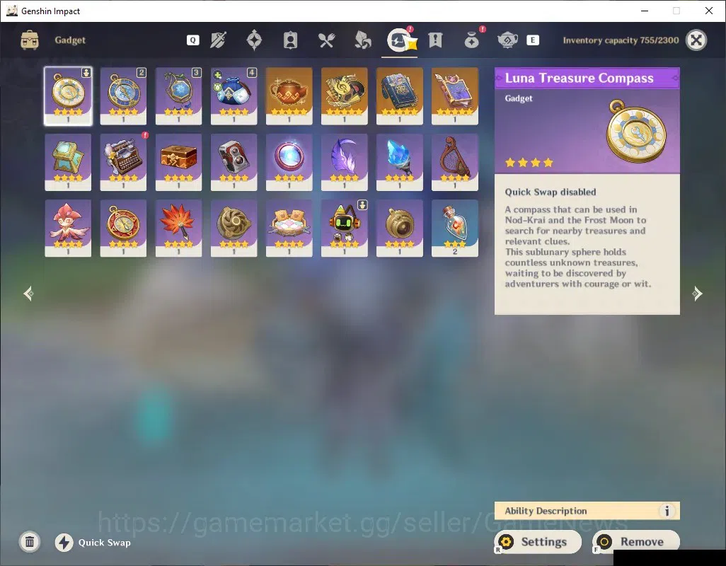Genshin Impact Accounts Others ASIA|AR 56|Skirk Prem Team|8 Limited +5 (*5 Weapon)|Arlecc+Sign,Escoffier,Yelan,Columbina|MC 8
