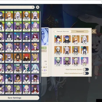 Genshin Impact Accounts Others ASIA|AR 56|Skirk Prem Team|8 Limited +5 (*5 Weapon)|Arlecc+Sign,Escoffier,Yelan,Columbina|MC