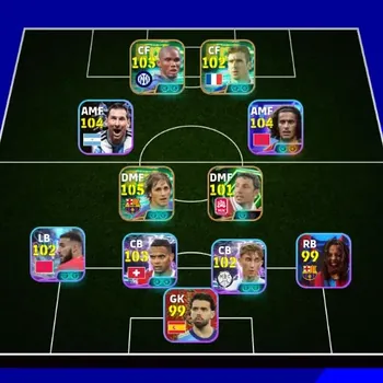 eFootball Accounts Legends & Iconic Players Mobile|PW 3136|Epic Edmilson,Cantona,Eto'o,Gerrard,Kuyt,Etc.|ShowTime
