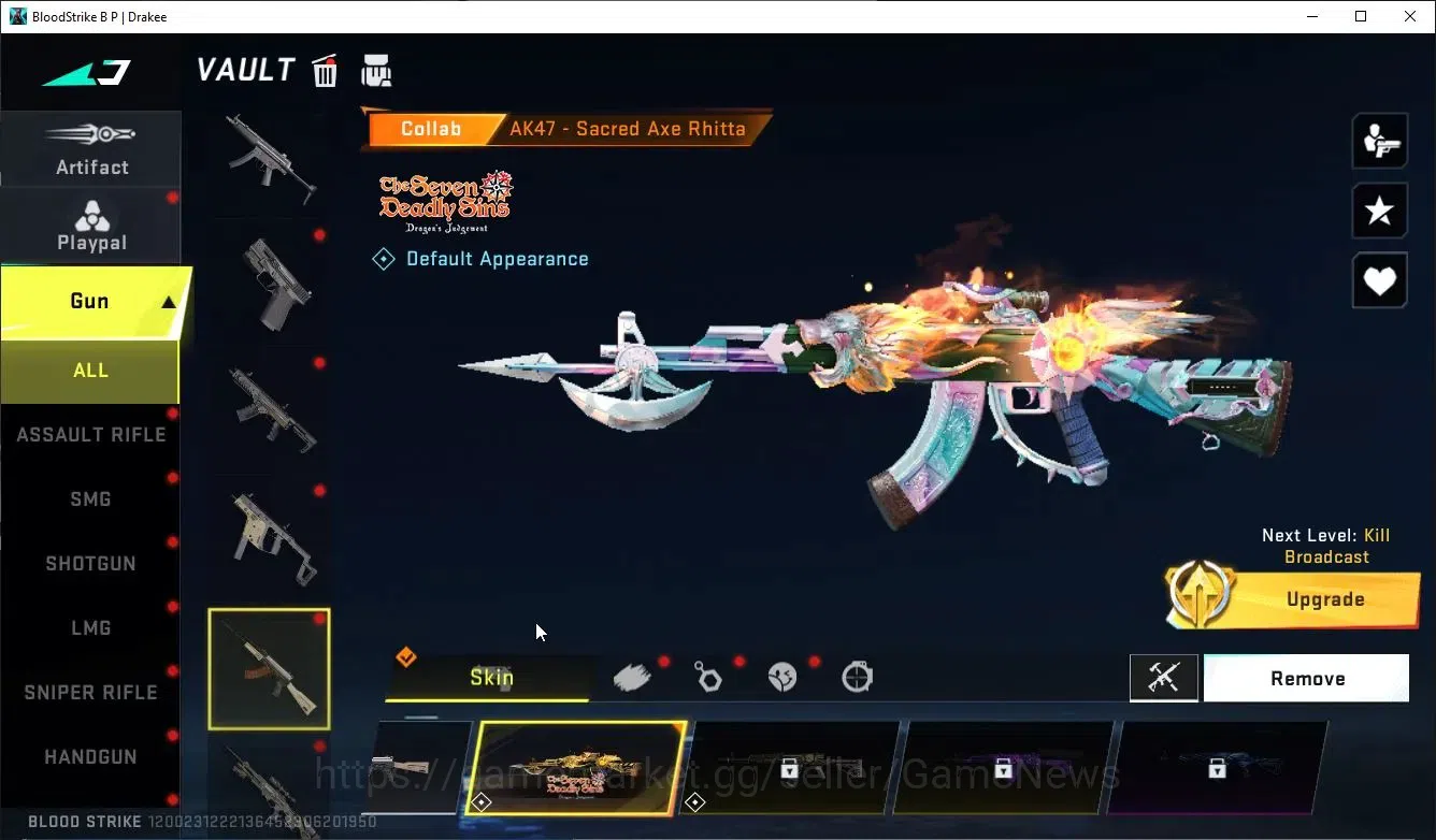 Blood Strike Accounts ASIA|ETERNAL DeAgle+Collab TORAV MCX,FN2000,Takemi image 12