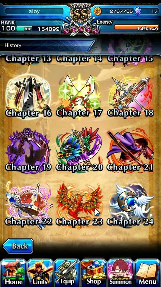 Grand Summoners Accounts End-Game Global|Rank 100|SpArt Shizu|31 Ascend+11TW|(PaladinRoy,Kenshin,Frieren,DLRimuru,Shizu,2xWH 11