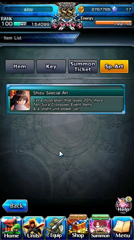 Grand Summoners Accounts End-Game Global|Rank 100|SpArt Shizu|31 Ascend+11TW|(PaladinRoy,Kenshin,Frieren,DLRimuru,Shizu,2xWH 8