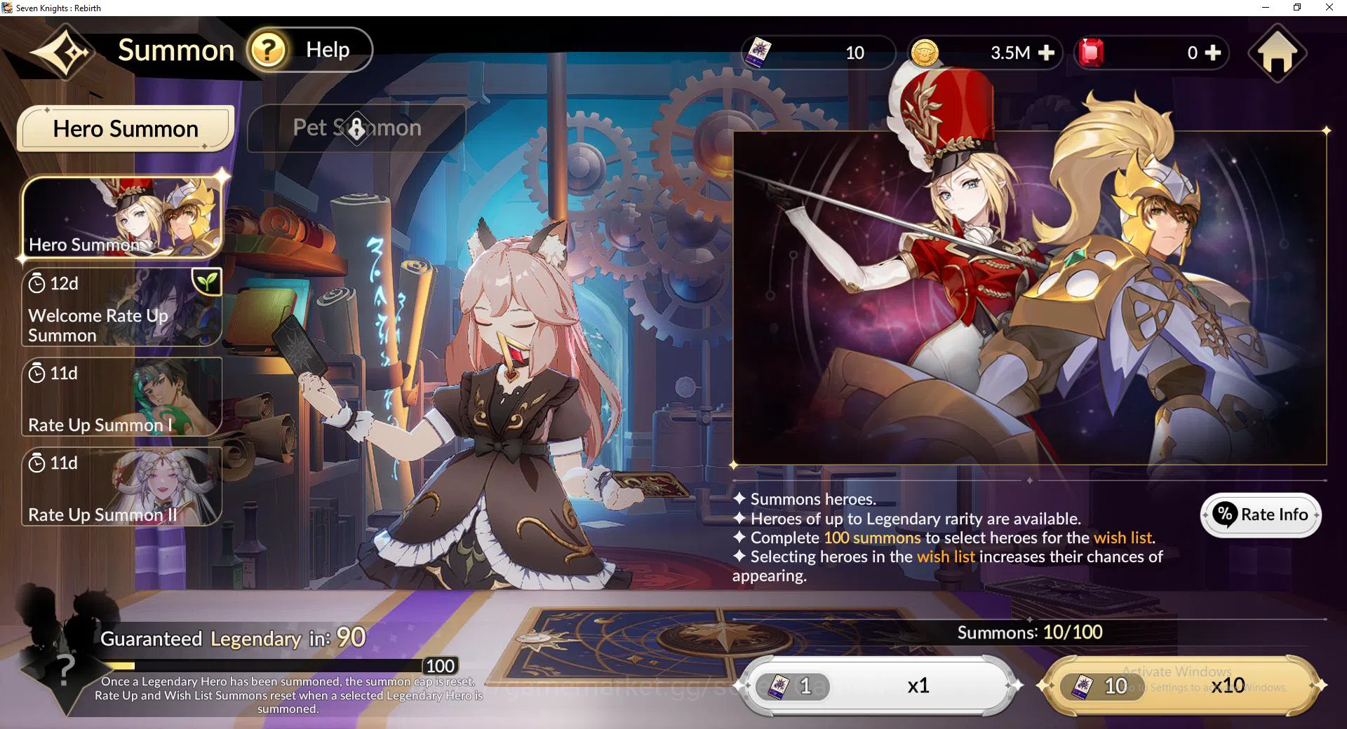 Seven Knights Re:Birth Accounts [Re;BIRTH] Global Fresh Starter 4 Legendary (Teo,  image 5