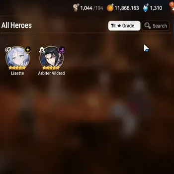 Epic Seven Accounts Starter Global Unverif|Fresh Starter|2ML(Lisette,Arbiter Vildred)|Side Story Locked|PoH+Bless ON|SS