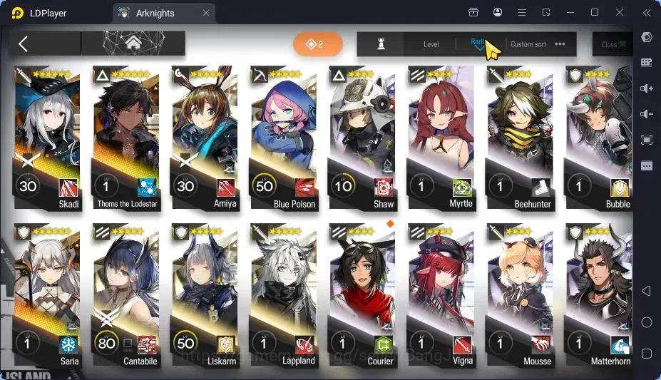 Arknights Accounts Mid-Tier Global | Lv 31 | 1 Limited Alter + 2 STD Char | Thorns the lodestar | Saria, Skadi | Check SS 3