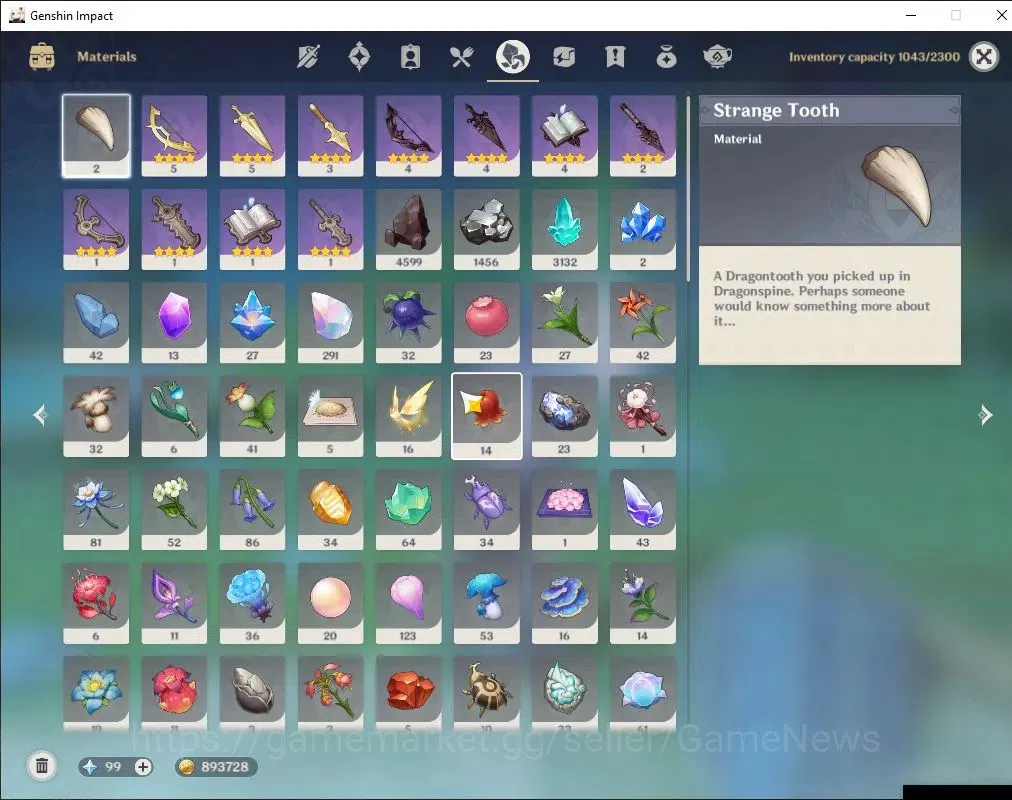 Genshin Impact Accounts Others ASIA|AR 58|8 Limited + 7 (*5 Weapon)|Mualani C6+Sign,Flins C1,Furina,Xilonen,Kazuha,Etc|Mc 10