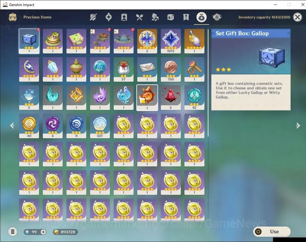 Genshin Impact Accounts Others ASIA|AR 58|8 Limited + 7 (*5 Weapon)|Mualani C6+Sign,Flins C1,Furina,Xilonen,Kazuha,Etc|Mc 12