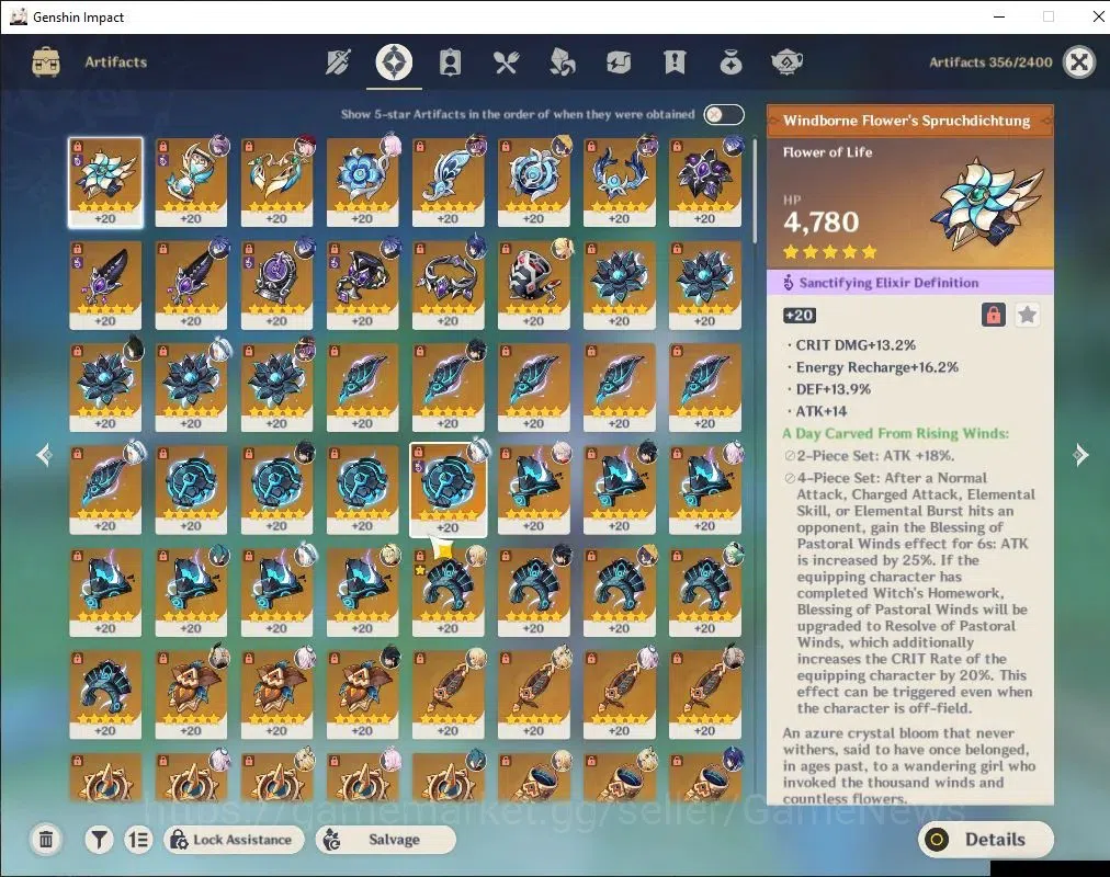 Genshin Impact Accounts Others ASIA|AR 58|8 Limited + 7 (*5 Weapon)|Mualani C6+Sign,Flins C1,Furina,Xilonen,Kazuha,Etc|Mc 7