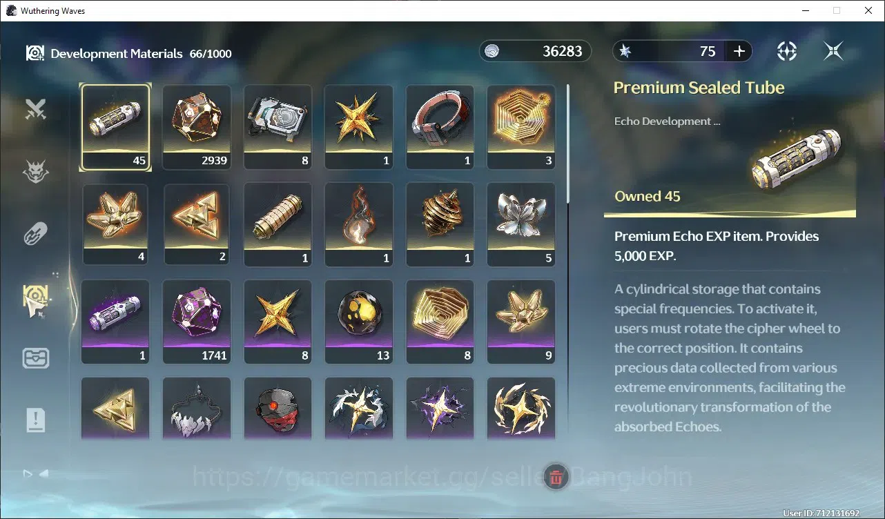 Wuthering Waves Accounts SEA|UL 71 | Rank 7 | 7x 5* Char (Denia L80, Zani L image 10