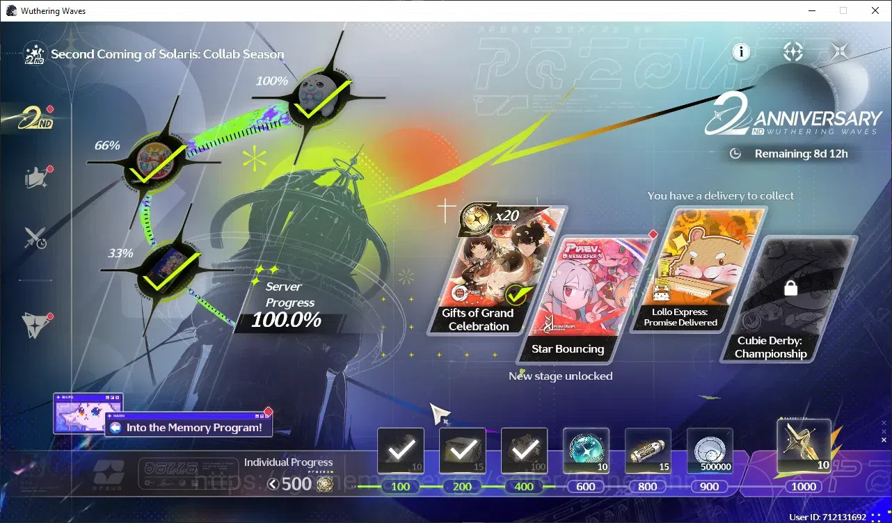 Wuthering Waves Accounts SEA|UL 71 | Rank 7 | 7x 5* Char (Denia L80, Zani L image 3