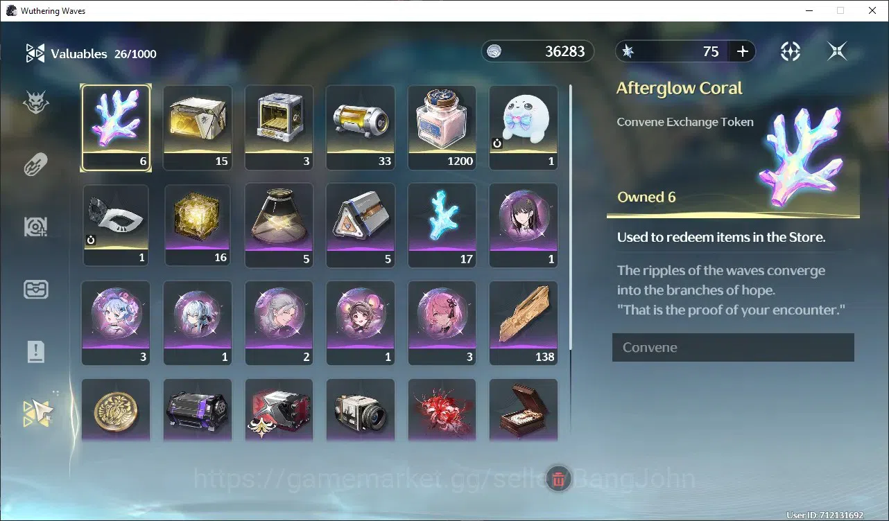 Wuthering Waves Accounts SEA|UL 71 | Rank 7 | 7x 5* Char (Denia L80, Zani L image 7