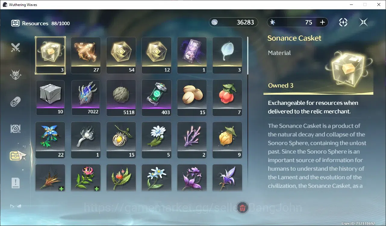 Wuthering Waves Accounts SEA|UL 71 | Rank 7 | 7x 5* Char (Denia L80, Zani L image 9